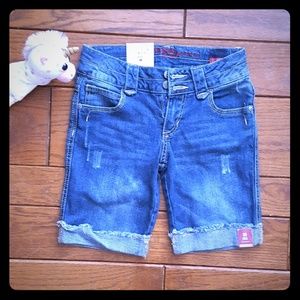 Girls Arizona jean bermuda shorts NWT
